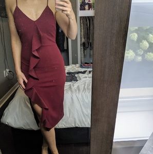 Red lock and key dress